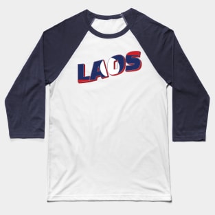 Laos Vintage style retro souvenir Baseball T-Shirt